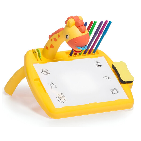 Jirafa Pizarra Mesa Proyector Led + Accesorios Para Dibujar® Color Amarillo