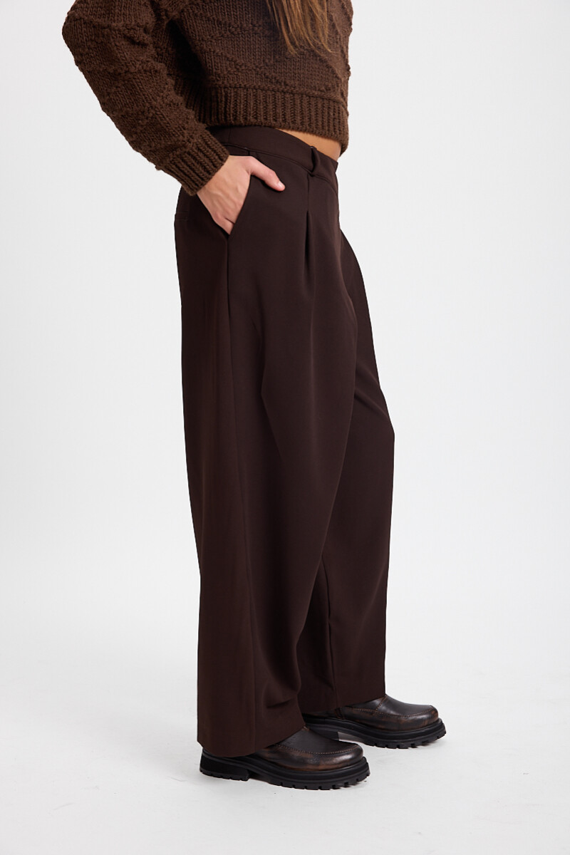 Pantalon Cruzado Chocolate