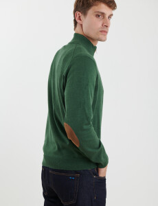 470996 SWEATER MEDIO CIERRE HARRINGTON LABEL Verde