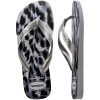 Ojota de Mujer Havaiana Top Animals Gris Hielo-plata