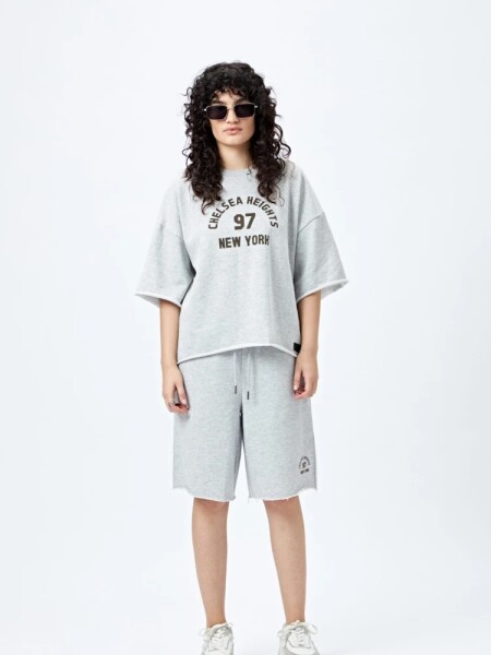 T-SHIRT P.CAKE CHELS GRIS