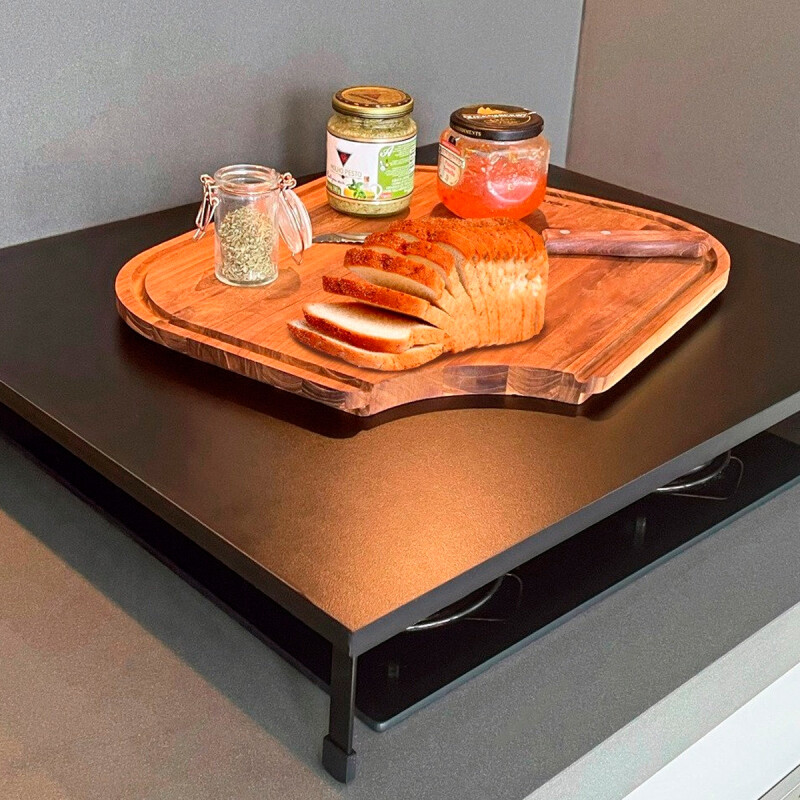 Tapa sobre hornalla NEGRO