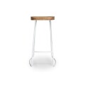 Banqueta Alta Industrial White
