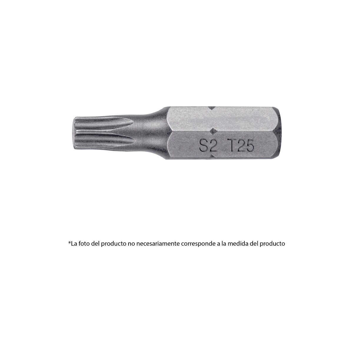 Punta destornillador torx T20/T25 -25mm Truper 