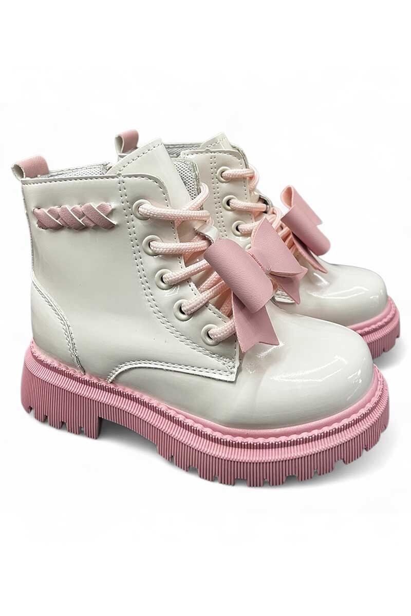 BORCEGO INFANTIL CON APLIQUE MOÑA Beige