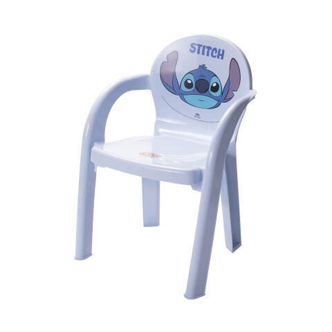 Silla Plástica Infantil PVC Stitch U