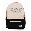 Pony Mochila Soho - Negro-rosado Negro-rosado