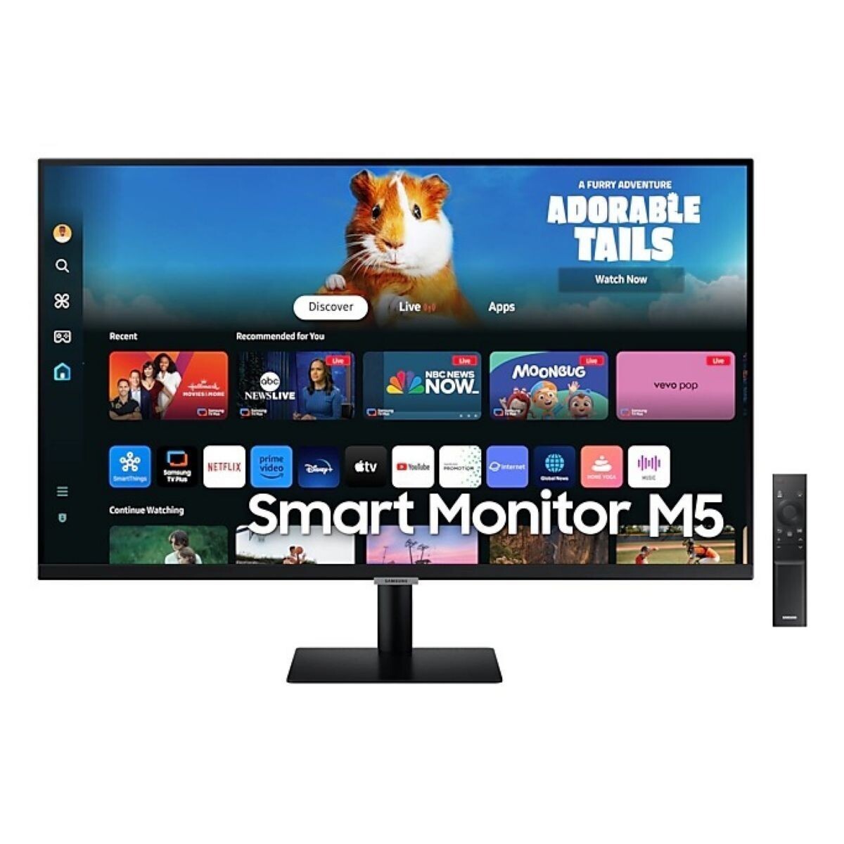 Monitor Samsung Smart M5 32" Va Fhd 60hz - MONITOR SAMSUNG SMART M5 32" FHD 60HZ 