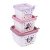 Pack x 3 Recipientes Minnie ROSA
