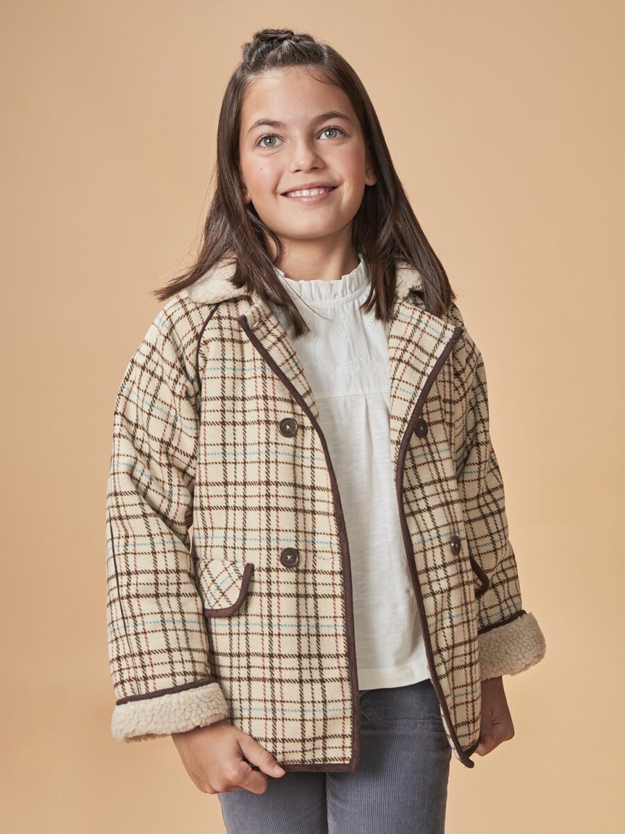 Abrigo De Doble Faz Topo Melange