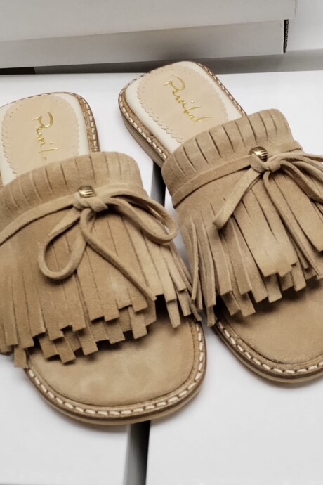 Sandalias Rita Gamuza Arena Sandalias Rita Gamuza Arena