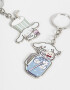 Llavero Set De Llaveros "cinnamoroll" - Combinacion Multicolor