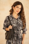 CAMISERO EMILY MINI GRAY MOOIRE DENIM CAMISERO EMILY MINI GRAY MOOIRE DENIM