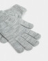 Guantes Varios Clasico Guantes Tejidos - Gris Claro