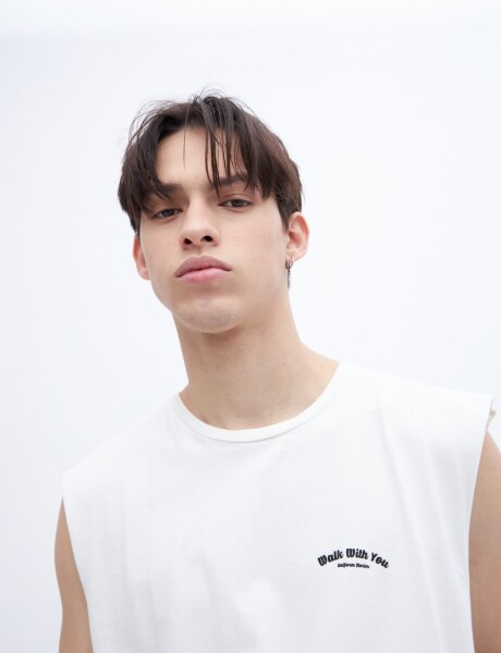 Musculosa Gary Off white