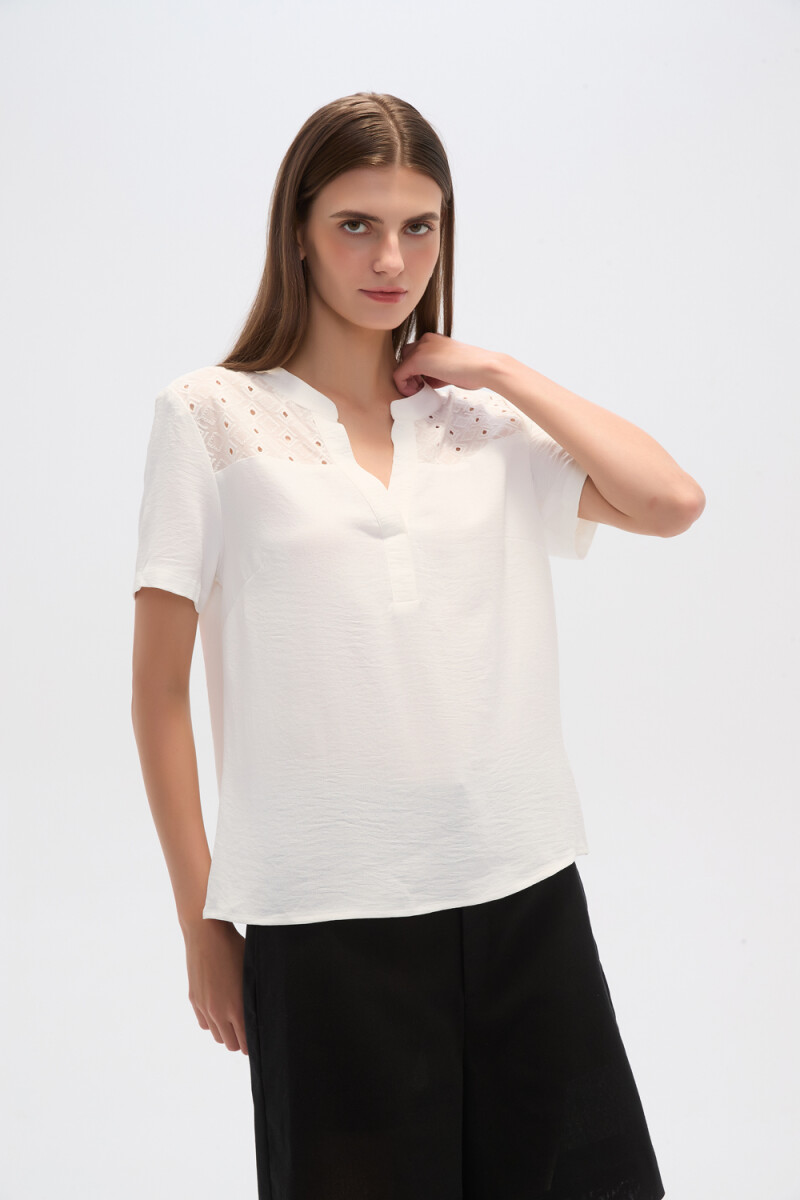 Blusa Jeiara - Marfil / Off White 