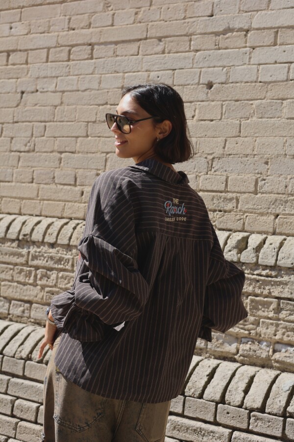 The Ranch Shirt Chocolate / Beige