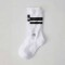 Medias The Everyday Crew Sock Unisex Classic White Stripe