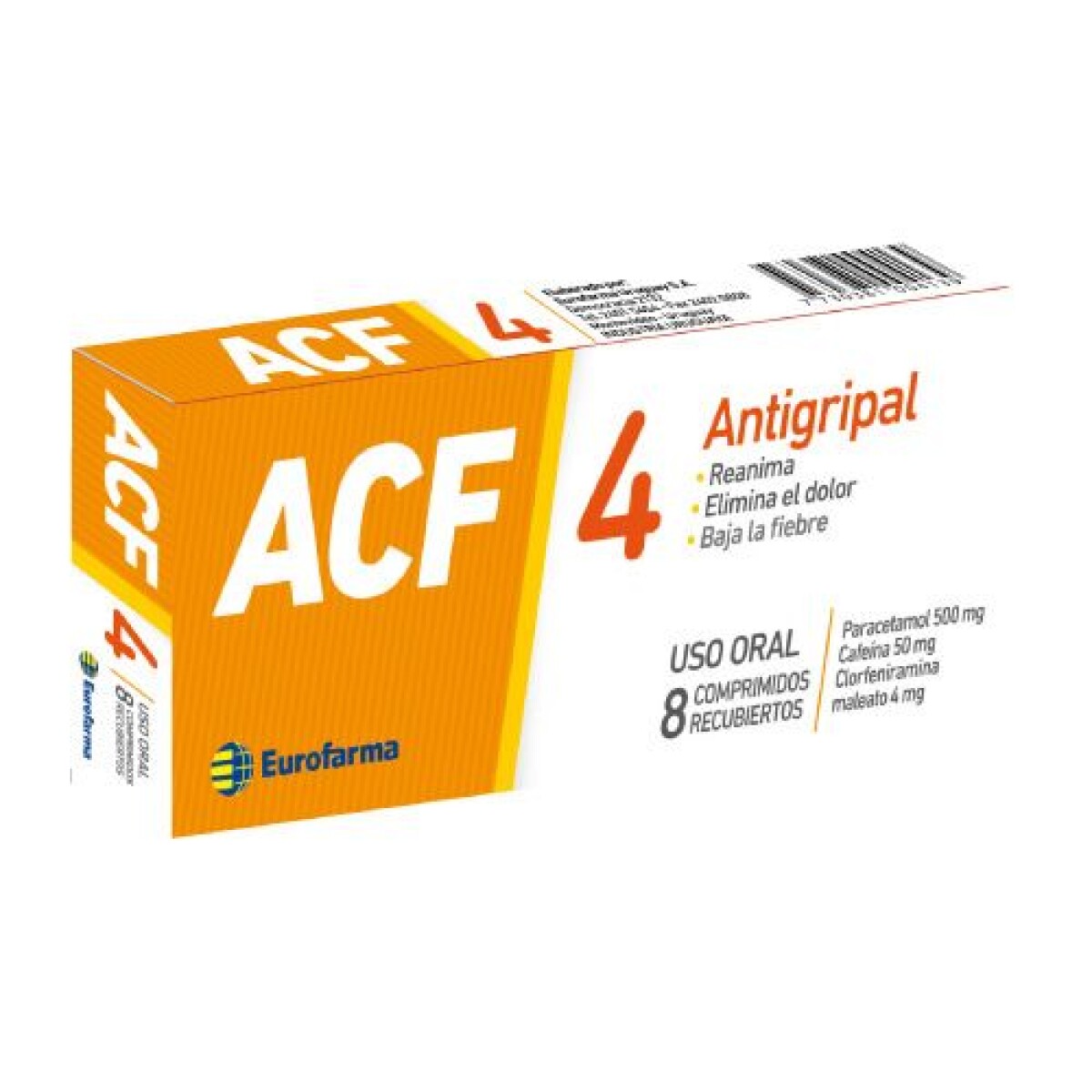 Acf4 X 8 Comprimidos – Suplemento Multivitamínico 