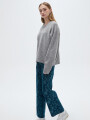 Sweater Chulia Gris Melange Medio