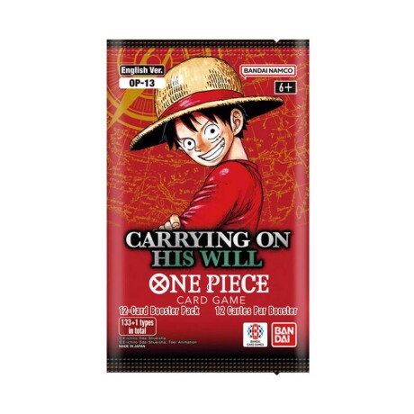 Booster One Piece: OP -13 - Carrying On His Will [Inglés] Booster One Piece: OP -13 - Carrying On His Will [Inglés]