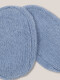 Patucos Con Lazada Azul Medio Claro