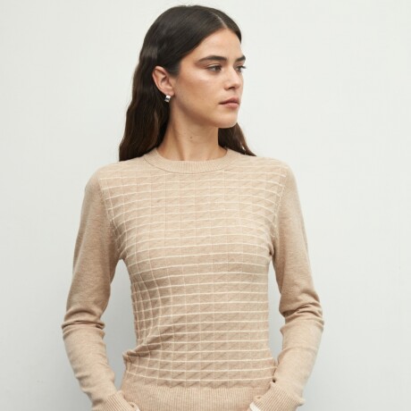 SWEATER ROADSTER Tostado
