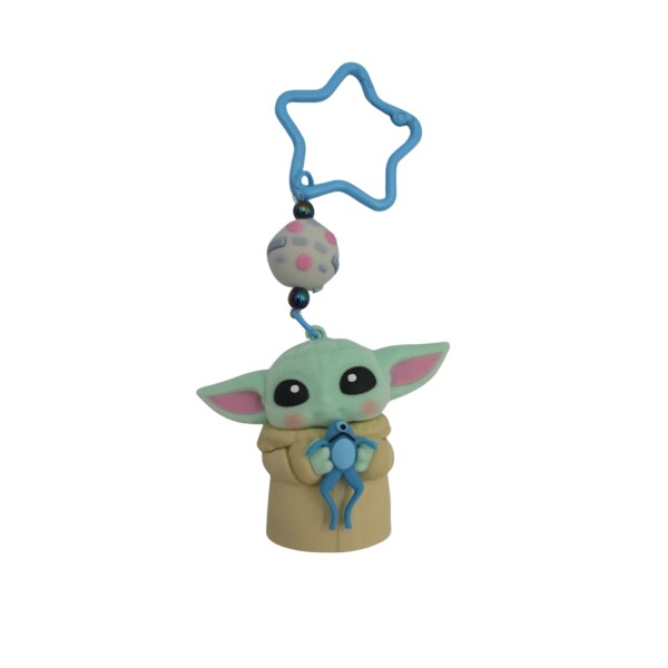 Llavero Grogu terciopelo diseño 3