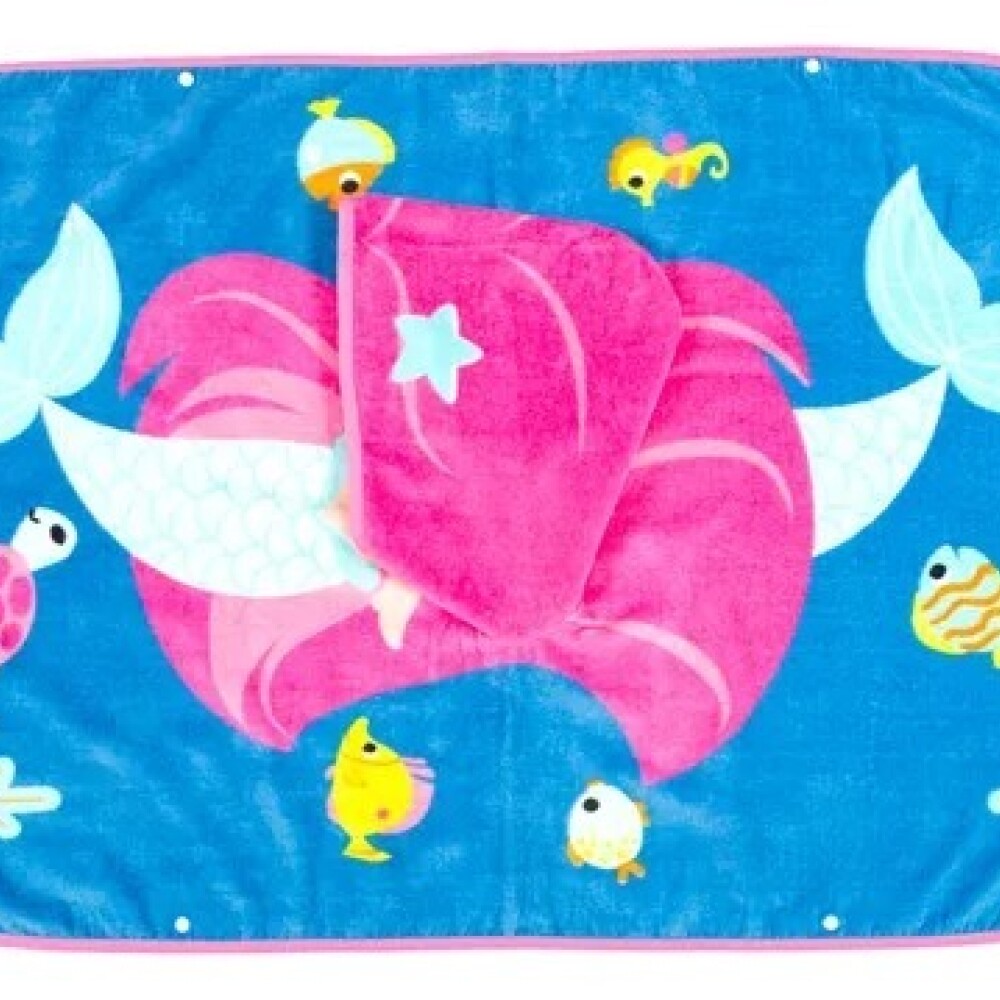 Toalla poncho BUBA BUBAZOO sirena