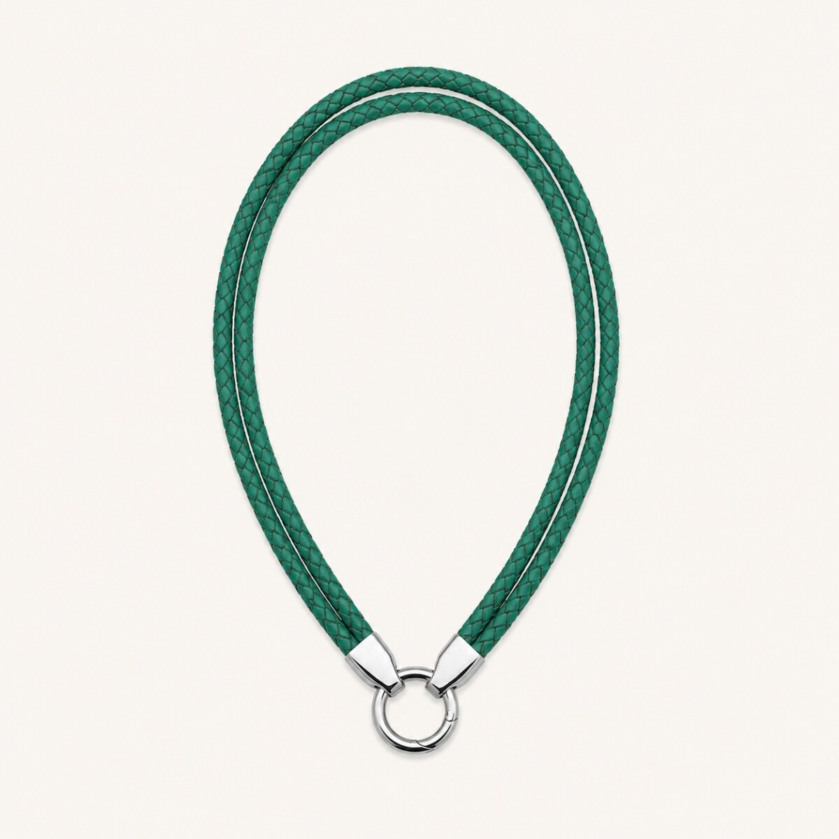 Collar Cuero N°2 - Plata 925 