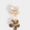 Broches Sets Hawaianas Set De Broches - Combinacion Bicolor
