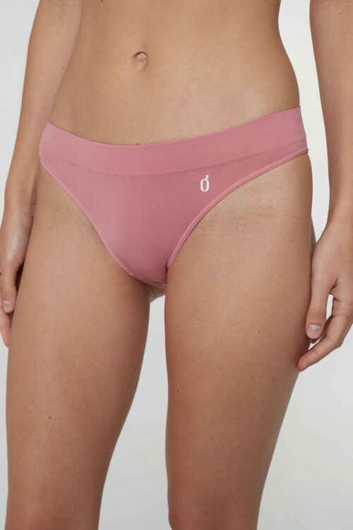 Bikini baja PIMENTÓN Rosa Tostado