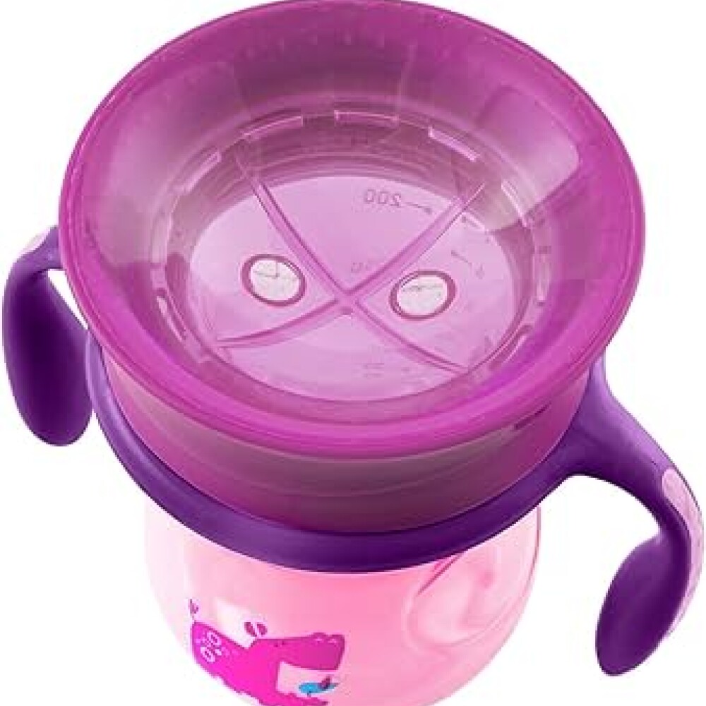Vaso entrenamiento 360 CHICCO rosado
