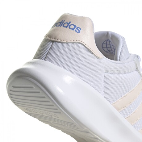 Championes Adidas de Dama - LITE RACER 3.0 - ADHP6103 WHITE/WONDER QUARTZ/BLUE FUSION