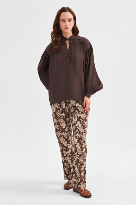 Blusa Nalia Chocolate
