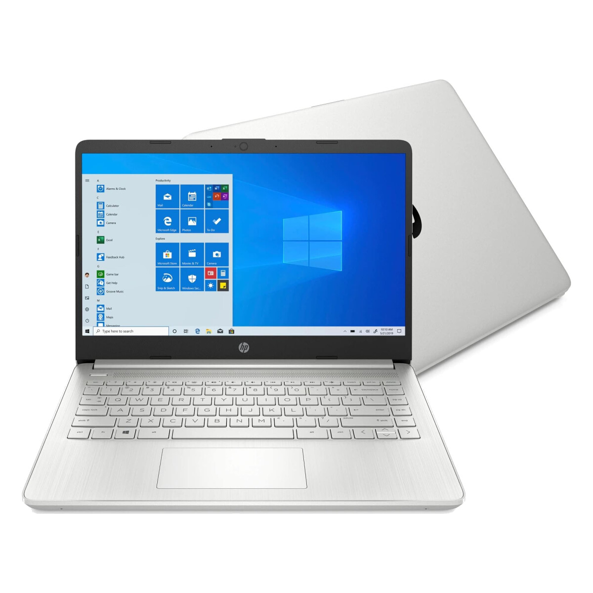 HP - Notebook 14-DQ104CL - 14". Intel Pentium Silver N6000. -1005G1. Intel Uhd. Windows 11. Ram 4GB 