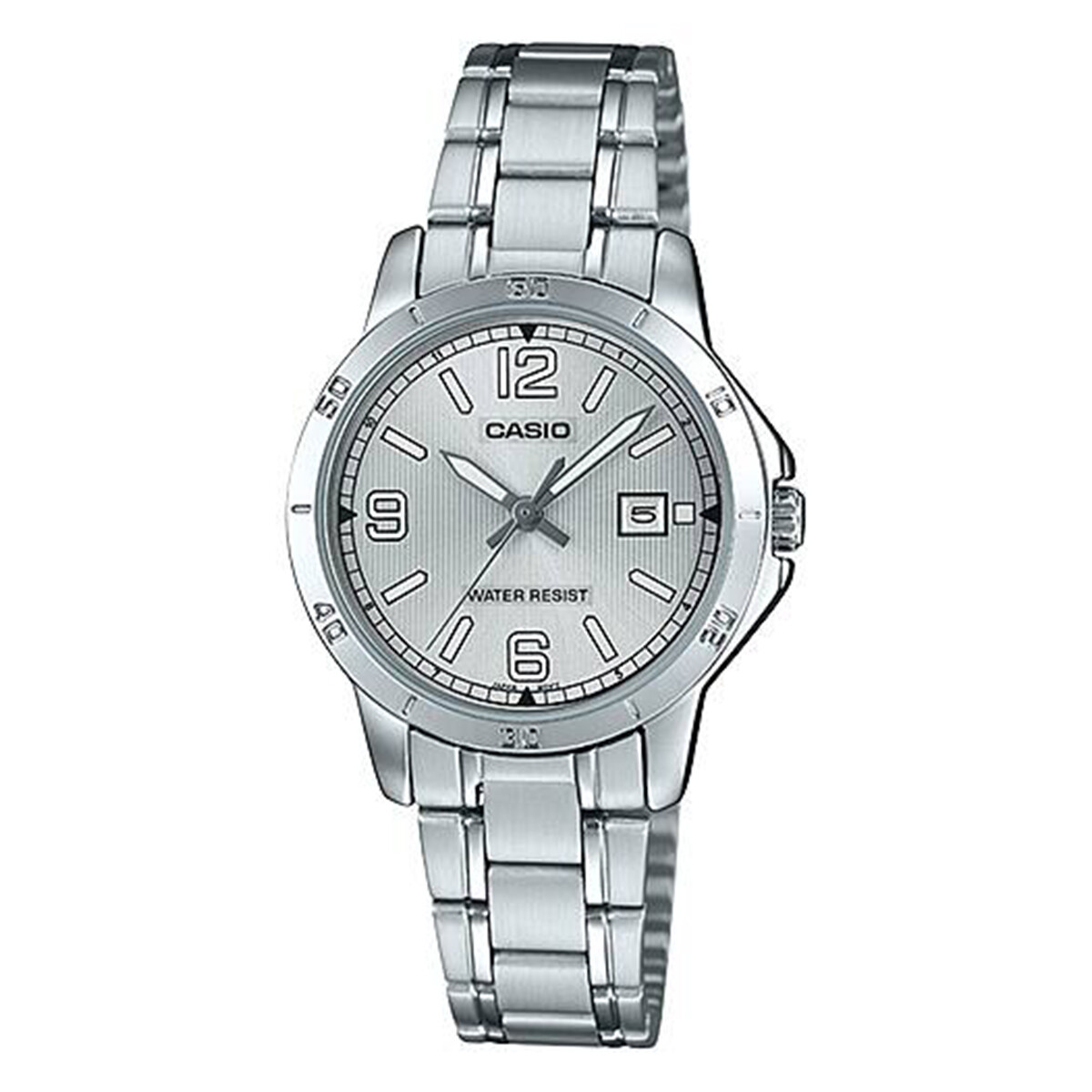 RELOJ CASIO LTPV004D-7B2UDF CLASICO ACERO INOXIDABLE PLATEADO 