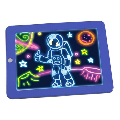 Pizarra infantil traslúcida Magic Board neón con luz LED Pizarra infantil traslúcida Magic Board neón con luz LED