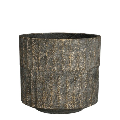 MACETA SMALL CEMENTO NEGRO APIRO