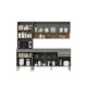 JUEGO DE COCINA MODULAR, REQUIERE ENSAMBLADO, MOBILIARIO GAMAS DE GRIS