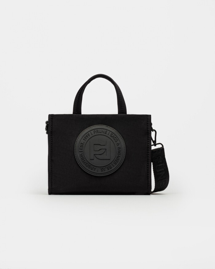 Cartera de Mano Elena En Nylon Negro