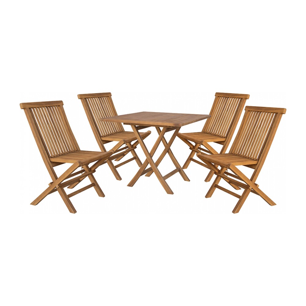 SET COMEDOR JARDIN NATURAL/BEIGE TECA BEKASI