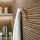 PERCHA EPUYEN PARA BAÑO LINEA EPUYEN COLOR ORO CEPILLADO DORADO-BRUSHED GOLD