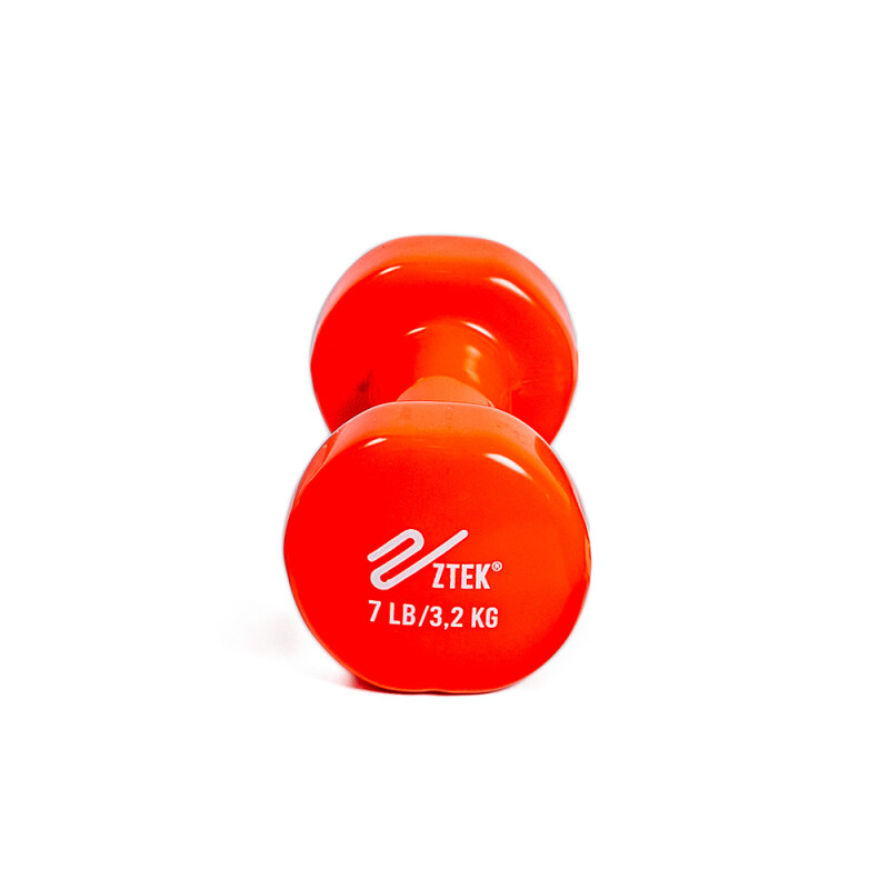Mancuerna de Vinil 7 Lbs Unisex Naranja