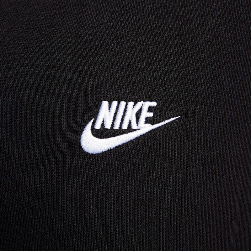 Abrigo Nike Sportswear Club Fleece de Mujer Negro