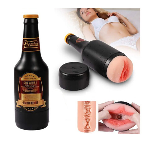 Botella de Cerveza Masturbador + Balita Vibradora Botella de Cerveza Masturbador + Balita Vibradora