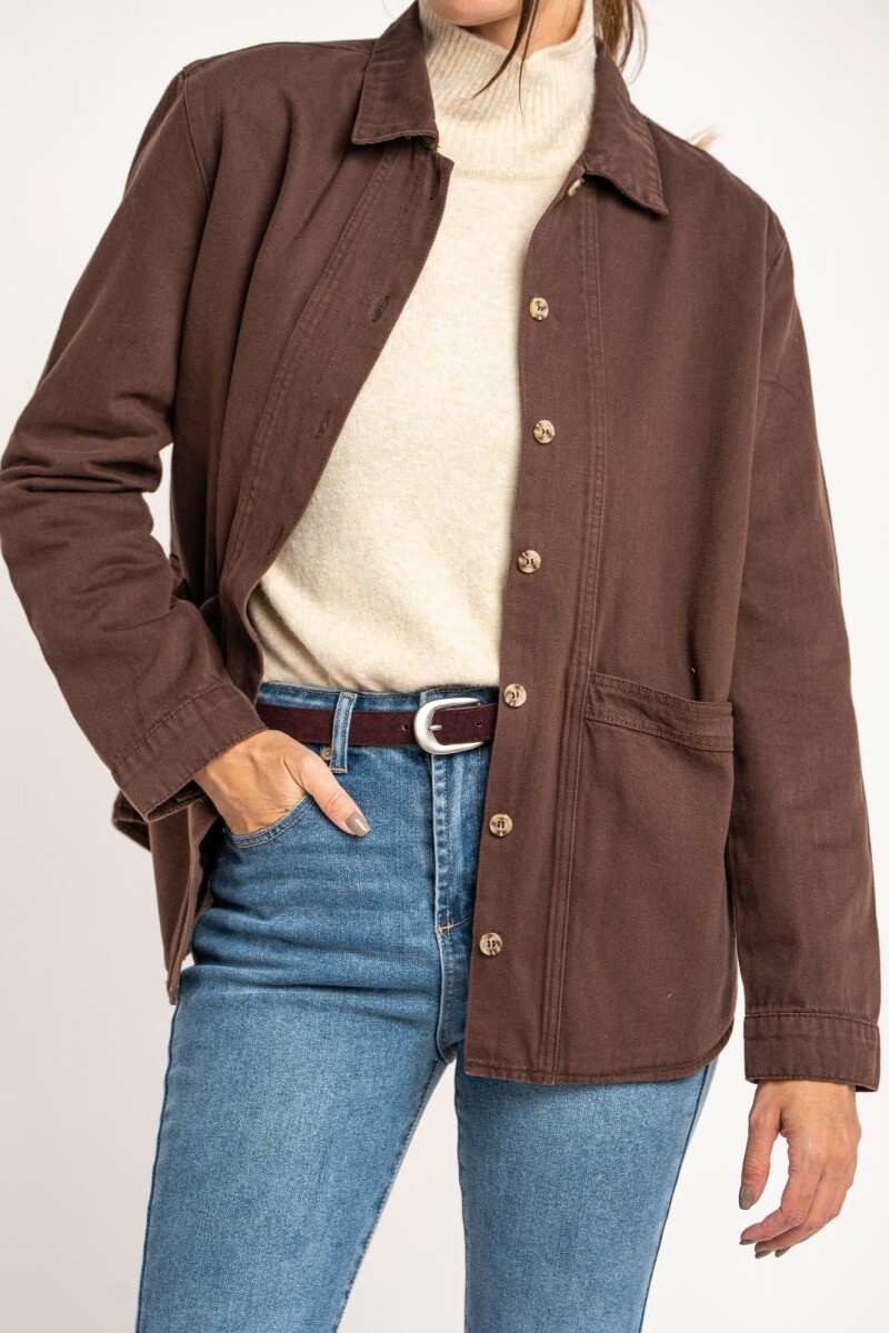 Sobrecamisa Marrón