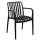 Silla Jardín Living Polipropileno Exterior UV 150kg Negro
