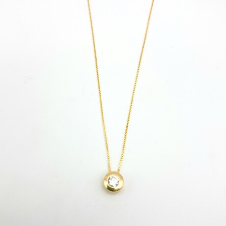 Conjunto de colgante y cadena de oro 10 ktes, PUNTO DE LUZ. Conjunto de colgante y cadena de oro 10 ktes, PUNTO DE LUZ.