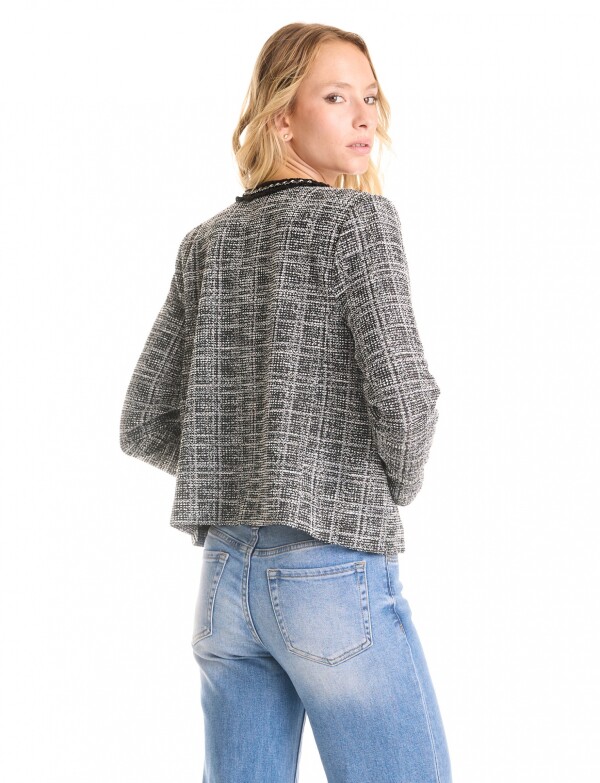 Chaqueta Tweed NEGRO/BLANCO